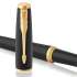 Ручка перьев. Parker Urban Core F309 (1931593) Muted Black GT F ст.нерж. подар.кор.