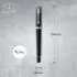 Ручка перьев. Parker Urban Core F309 (CW1931592) Muted Black CT F ст.нерж. подар.кор.