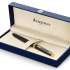 Ручка перьев. Waterman Hemisphere (CWS0920710) Matte Black GT F ст.нерж. подар.кор.