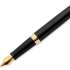 Ручка перьев. Waterman Hemisphere (CWS0920710) Matte Black GT F ст.нерж. подар.кор.