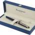 Ручка перьев. Waterman Hemisphere Colour Blocking (2202847) Blue/Black CT F ст.нерж. подар.кор.