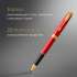 Ручка роллер Parker Sonnet Core T539 (CW1931475) LaqRed GT F чернила черн. подар.кор.