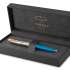 Ручка шариков. Parker 51 Premium (2169080) Turquoise GT M чернила черн. подар.кор.