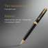 Ручка шариков. Parker Sonnet Core K530 (CW1931497) LaqBlack GT M чернила черн. подар.кор.