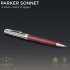 Ручка шариков. Parker Sonnet Premium K537 (2119783) Metal Red CT M чернила черн. подар.кор.