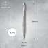 Ручка шариков. Parker Urban Core (2150860) Metro Metallic CT M чернила черн. подар.кор.европод.