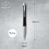 Ручка шариков. Parker Urban Core K314 (2143639) Muted Black CT M чернила син. подар.кор.