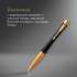 Ручка шариков. Parker Urban Core K314 (2143640) Muted Black GT M чернила син. подар.кор.