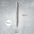 Ручка шариков. Parker Urban Core K314 (2143641) Metro Metallic CT M чернила син. подар.кор.