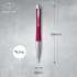 Ручка шариков. Parker Urban Core K314 (2143642) Vibrant Magenta CT M чернила син. подар.кор.