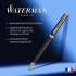 Ручка шариков. Waterman Hemisphere (CWS0920770) Matte Black GT M чернила син. подар.кор.