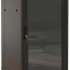 Шкаф коммутационный Hyperline TTBR-1866-AS-RAL9004 TTBR-1866-AS-RAL9004 напольный,  стеклянная передняя дверь,  18U,  600x988x600 мм