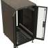 Шкаф коммутационный Hyperline TTBR-1866-DD-RAL9004 напольный,  перфорированная двустворчатая передняя дверь,  18U,  600x988x600 мм