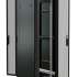 Шкаф коммутационный WRLINE WR-TT-2766-DD-RAL9004 напольный,  перфорированная двустворчатая передняя дверь,  27U,  600x1388x600 мм