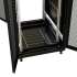 Шкаф коммутационный WRLINE WR-TT-4268-DD-RAL9004 напольный,  перфорированная двустворчатая передняя дверь,  42U,  600x2055x800 мм