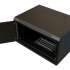 Шкаф коммутационный WRLINE WR-TW-0666-SR-RAL9004 настенный,  металлическая передняя дверь,  6U,  600x367x600 мм