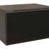 Шкаф коммутационный WRLINE WR-TW-0666-SR-RAL9004 настенный,  металлическая передняя дверь,  6U,  600x367x600 мм