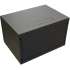 Шкаф коммутационный WRLINE WR-TW-0945-GP-RAL9004 настенный,  стеклянная передняя дверь,  9U,  600x500x450 мм