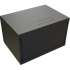 Шкаф коммутационный WRLINE WR-TW-0966-GP-RAL9004 настенный,  стеклянная передняя дверь,  9U,  600x500x600 мм