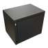 Шкаф коммутационный WRLINE WR-TW-1266-GP-RAL9004 настенный,  стеклянная передняя дверь,  12U,  600x650x600 мм