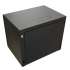 Шкаф коммутационный WRLINE WR-TW-1266-SR-RAL9004 настенный,  металлическая передняя дверь,  12U,  600x650x600 мм