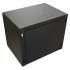 Шкаф коммутационный WRLINE WR-TW-1566-GP-RAL9004 настенный,  стеклянная передняя дверь,  15U,  600x775x600 мм