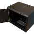 Шкаф коммутационный WRLINE WR-TW-1566-SR-RAL9004 настенный,  металлическая передняя дверь,  15U,  600x775x600 мм