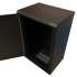 Шкаф коммутационный WRLINE WR-TW-1845-SR-RAL9004 настенный,  металлическая передняя дверь,  18U,  600x908x450 мм