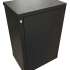 Шкаф коммутационный WRLINE WR-TW-2245-GP-RAL9004 настенный,  стеклянная передняя дверь,  22U,  600x1086x450 мм