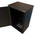 Шкаф коммутационный WRLINE WR-TW-2245-SR-RAL9004 настенный,  металлическая передняя дверь,  22U,  600x1086x450 мм