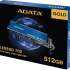 SSD накопитель A-Data Legend 700 Gold SLEG-700G-512GCS-SH7 512ГБ, M.2 2280, PCIe 3.0 x4,  NVMe,  M.2