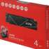 SSD накопитель A-Data XPG Gammix S70 Blade AGAMMIXS70B-4T-CS 4ТБ, M.2 2280, PCIe 4.0 x4,  NVMe,  M.2