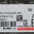 SSD накопитель A-Data XPG Gammix S70 Blade AGAMMIXS70B-4T-CS 4ТБ, M.2 2280, PCIe 4.0 x4,  NVMe,  M.2