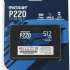 SSD накопитель Patriot P220 P220S512G25 512ГБ, 2.5", SATA III,  SATA