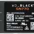 SSD накопитель WD Black SN770 WDS500G3X0E 500ГБ, M.2 2280, PCIe 4.0 x4,  NVMe,  M.2