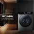 Стиральная машина Hyundai WFE9230 Dark Gray, с фронтальной загрузкой, с паром, 10кг, 1200об/мин, инверторная