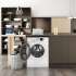 Стиральная машина суперузкая HOTPOINT NUS 5015 S RU, с фронтальной загрузкой, 5кг, 1000об/мин