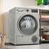 Сушильная машина Bosch Serie 4 WQG1420XME серебристый, с английской панелью управления
