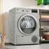 Сушильная машина Bosch Serie 4 WTN86202ME серебристый, с английской панелью управления