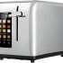 Тостер RED SOLUTION Colorsense M460D,  серебристый/серый
