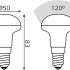 Упаковка ламп LED GAUSS E14,  рефлектор, 6Вт, 63116, 10 шт.