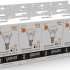 Упаковка ламп LED GAUSS E14,  рефлектор, 6Вт, 63116, 10 шт.