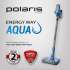 Вертикальный пылесос (handstick) Polaris PVCS 7000, 400Вт, синий/серый