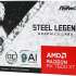 Видеокарта ASROCK AMD  Radeon RX 7600XT RX7600XT SL 16GO 16ГБ Steel Legend, GDDR6, OC,  LHR,  Ret