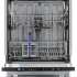 Встраиваемая посудомоечная машина Beko BDIN14320,  полноразмерная, ширина 59.8см, полновстраиваемая, загрузка 13 комплектов