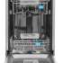 Встраиваемая посудомоечная машина Midea MID45S150i,  узкая, ширина 44.8см, полновстраиваемая, загрузка 10 комплектов