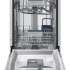 Встраиваемая посудомоечная машина Samsung DW50R4040BB/WT,  узкая, ширина 45см, полновстраиваемая, загрузка 9 комплектов