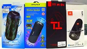  : JBL Flip 5 vs Ural tt m-3 vs Awei Y669 vs Sven PS-210