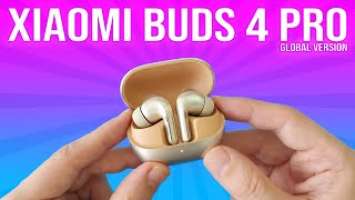 XIAOMI Buds 4 Pro Global Version Hi-Res Audio ANC Exceptional Sound Quality - TESTED