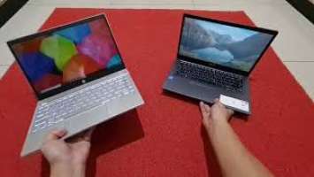UNBOXING 2 UNIT LAPTOP HP pavillion 13-AN1033TU  I3-1005G1 || ASUS A461MA N4020 SSD 256 GB